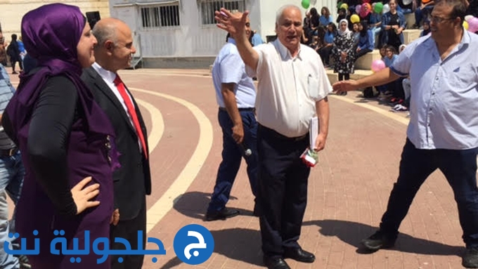مدير عام وزارة المعارف شموئيل أبواب يزور ثانوية جلجولية مع افتتاح السنة الدراسية
